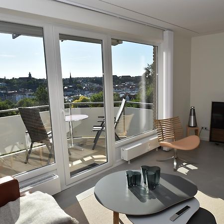 Fewo1846 - Foerdeview - Luxurioese Wohnung Mit 2 Schlafzimmern Und Balkon Mit Hafenblick Flensburgo Exterior foto